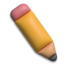Clay pencil
