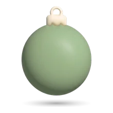 Clay ornament bauble